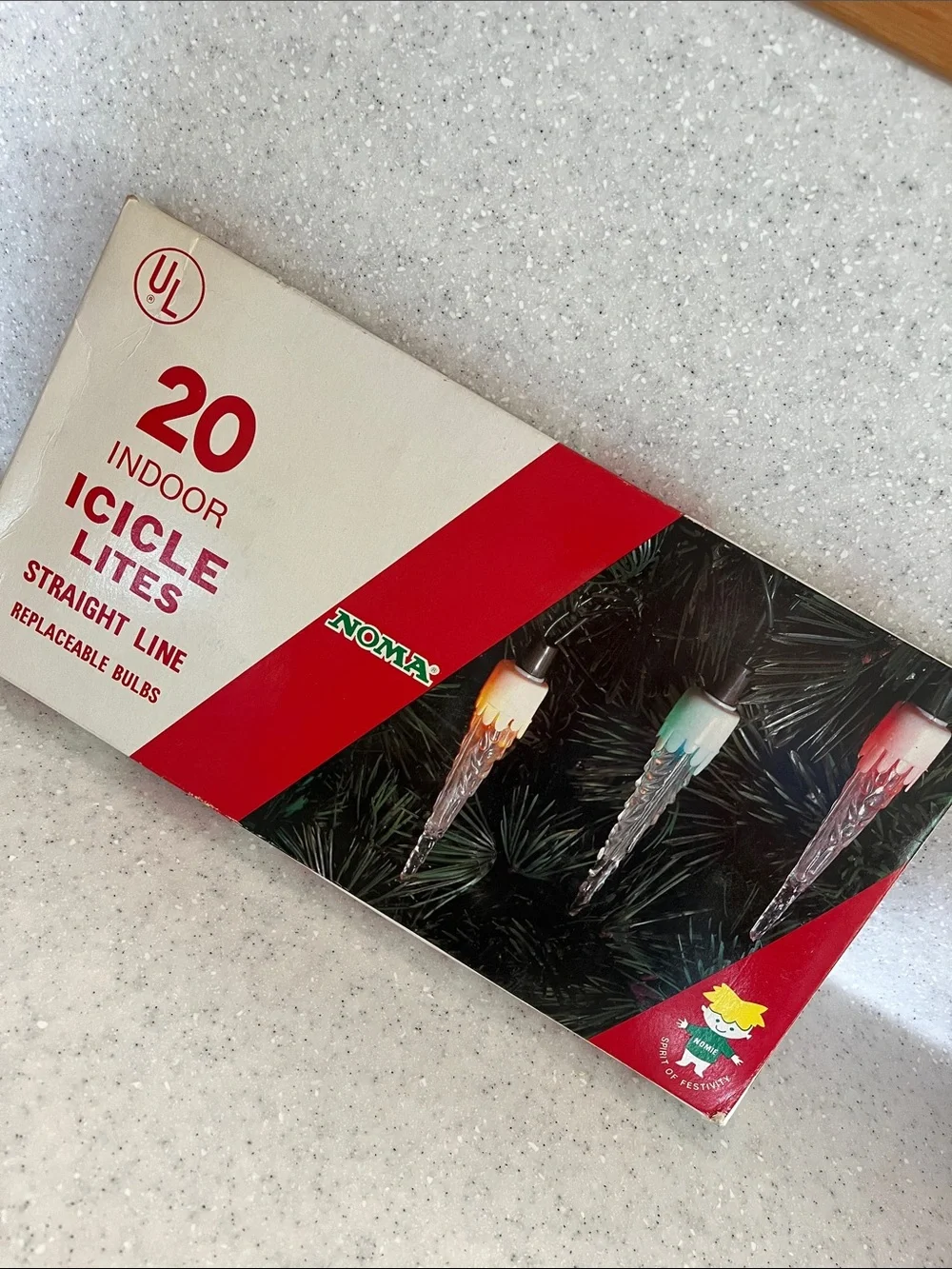 Vtg NOMA 20 Indoor ICICLE Lites MCM Christmas Made In Korea Tested Working